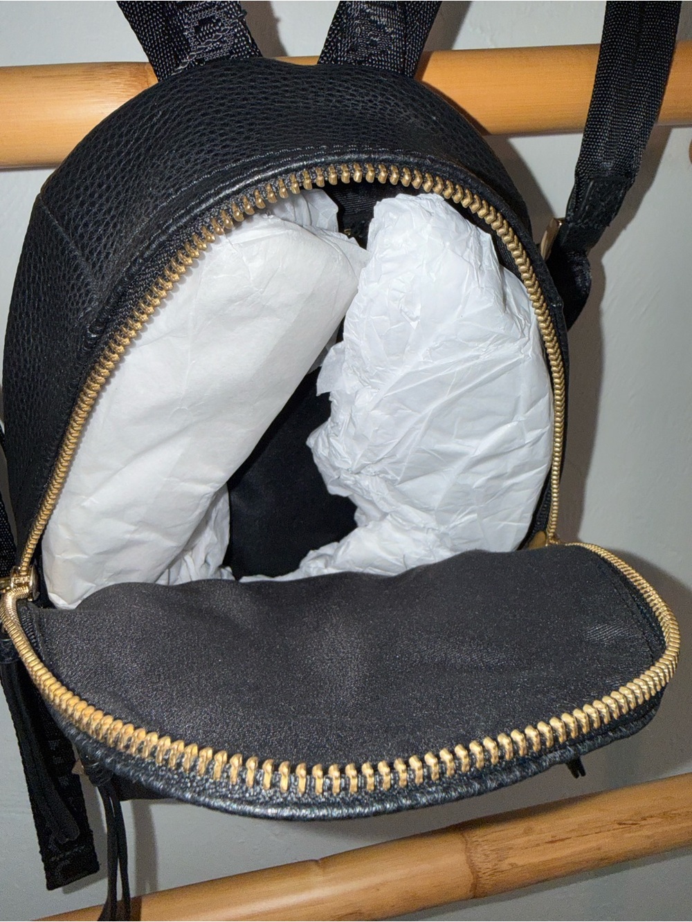 Marc Jacobs Leather Mini Backpack Bag New Black - Picture 7 of 15